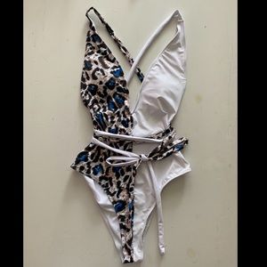 One piece bathing suit